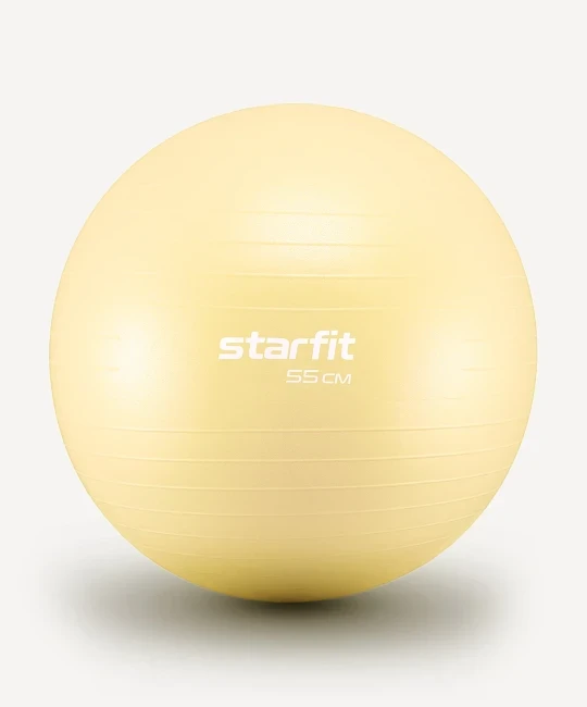 Фитбол Starfit GB-108 (желтый пастель, 55см)