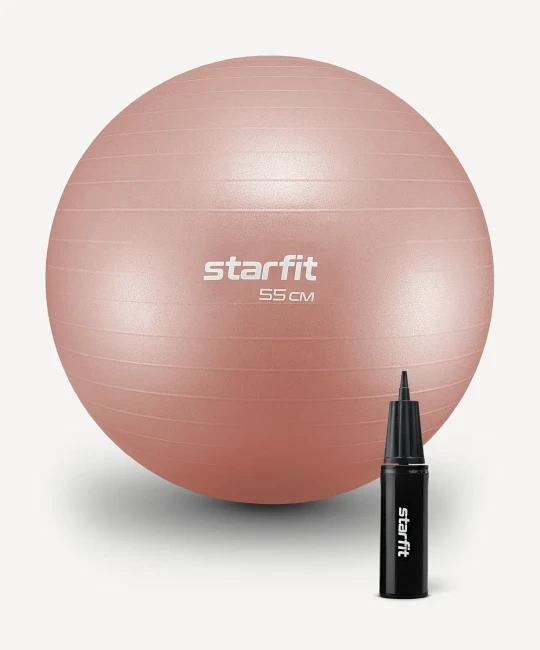 Фитбол Starfit GB-109 (персиковый, 55см)