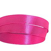 Лента атласная, 1,5 см*23 м, малиновый