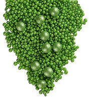 №107 Драже зерновое в цветной кондитерской глазури (жемчуг "Зеленый")