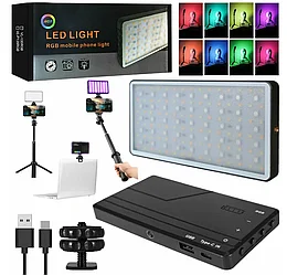 Портативный видеосвет VL-135 RGB с дисплеем