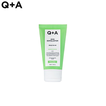 Скраб для тела с AHA-кислотами Q+A AHA Exfoliator Body Scrub 50мл
