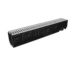 Лоток STANDART 100.175 h179  с решеткой стальной, Ecoteck, РБ