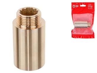 Удлинитель 3/4" вн.-нар. х 50 мм, AV Engineering (инд. упак.)