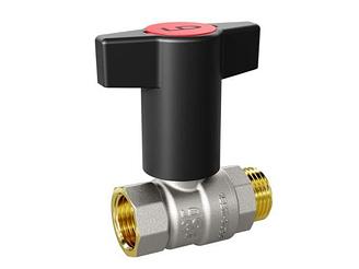 Кран шаровый 1/2" вн.-нар. Т-рукоятка, LD