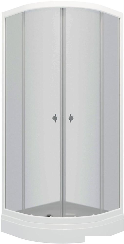 Душевой уголок Triton Грэй В 90х90 (белый)