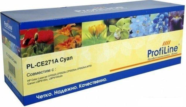 Картридж ProfiLine PL-CE271A-C (аналог HP 650A (CE273A)), фото 2