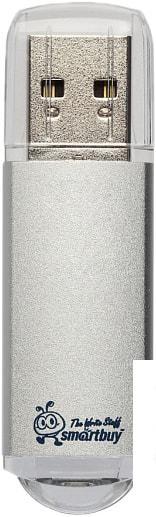 USB Flash Smart Buy V-Cut 128GB (серебристый)