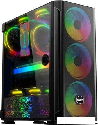 Корпус Soeyi AX1-B10 Tempered Glass, фото 2