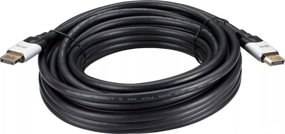 Кабель VCOM CG635-10M DisplayPort - DisplayPort (10 м, черный)