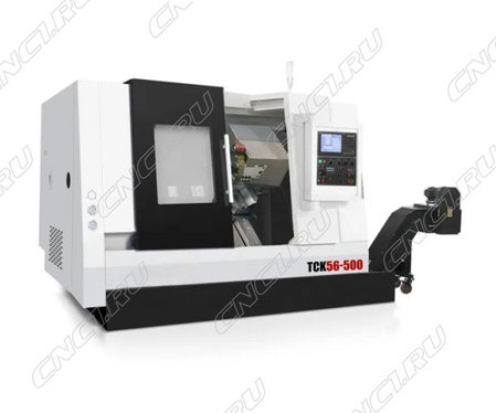 Горизонтальный токарный станок MetalCraft с ЧПУ ТСК56-500 с люнетом (ТСК56-500.F11/15.A2-8.12T.254T.L), фото 2