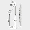 Подвесной светильник MODELUX ML.2550.1 BK, фото 2