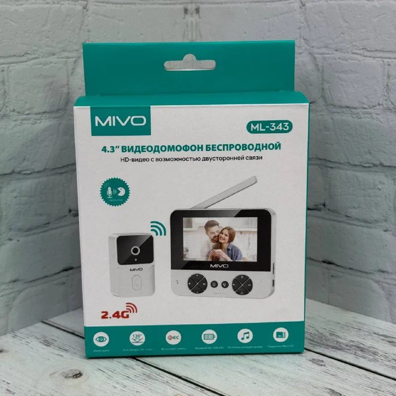 Беспроводной Wi-Fi дверной звонок Mivo ML-343