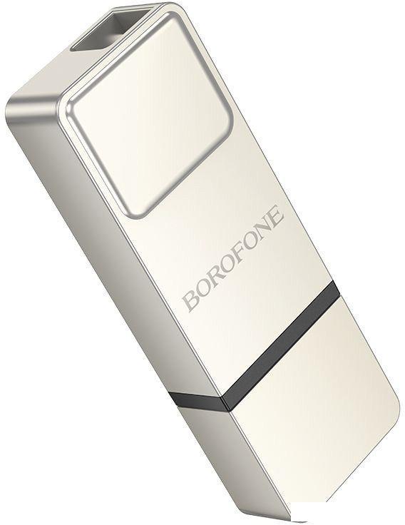 USB Flash Borofone BUD6 64GB (серебристый)