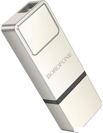 USB Flash Borofone BUD6 64GB (серебристый), фото 2