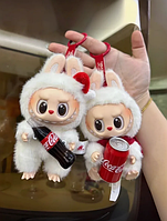 Мягкая игрушка брелок Labubu CocaCola series- игрушка сюрприз