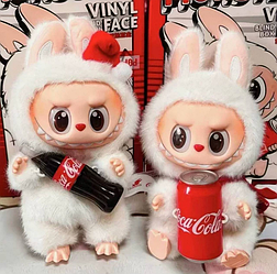 Мягкая игрушка брелок Labubu CocaCola series- игрушка сюрприз