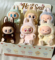 Мягкая игрушка брелок Labubu, игрушка монстрик, игрушка сюрприз Have a seat