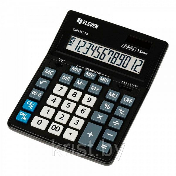 Калькулятор настольный Eleven Business Line CDB1201-BK, 12-разрядный