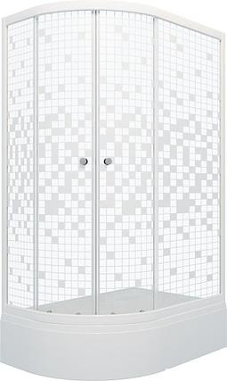 Душевой уголок Triton Коралл В Мозаика 120x80 R, фото 2