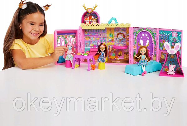 Игровой набор Enchantimals Домик дружбы с куклой и питомцем HXL53, фото 2