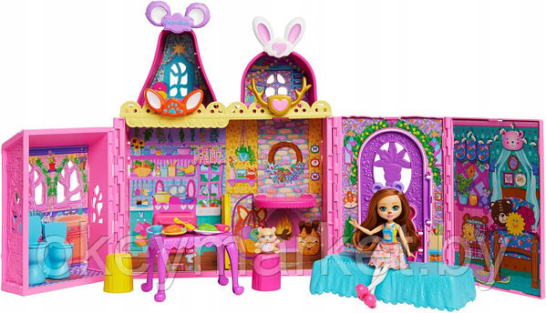 Игровой набор Enchantimals Домик дружбы с куклой и питомцем HXL53, фото 3
