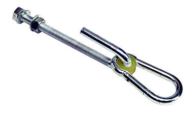 Сквозной подвес/карабин для качелей Тип J 140 мм KBT, арт. 811.003.010.001