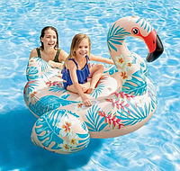 Надувной плот "Тропический фламинго" Intex 142x137x97 см