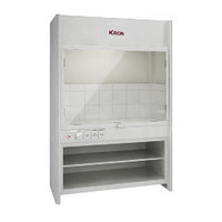 Шкаф вытяжной лабораторный (без мойки) КРОН-ШВ-000