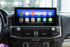 Магнитола 12,3" для Mitsubishi Pajero 2007-2017(любые компл.) Android 14 (8/128gb/4G)