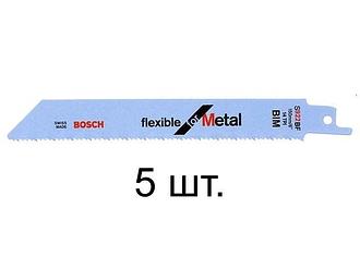 Полотно (пилки) для сабельной пилы по металлу S922BF (5 шт.) BOSCH