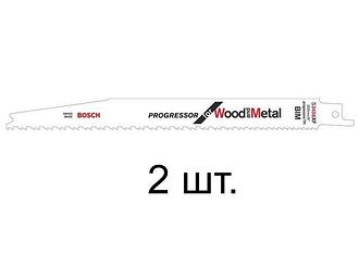 Полотно (пилки) для сабельной пилы по дереву с гвоздями S3456XF (2 шт.) BOSCH