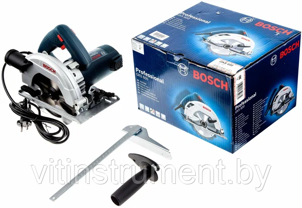 Циркулярная пила BOSCH GKS 190 в кор. (1400 Вт, 190х30 мм, до 70 мм) (0601623000)