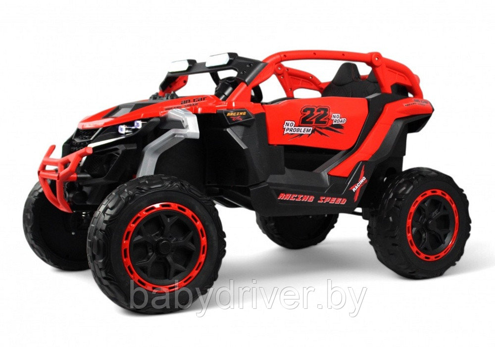 Детский электромобиль RiverToys K707AM (красный)