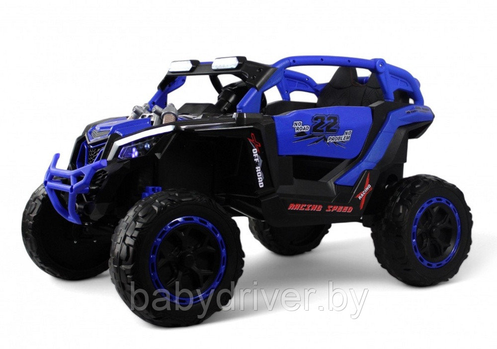 Детский электромобиль RiverToys K707AM-A (синий)