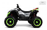 Детский электроквадроцикл RiverToys Z888VO 4WD (серый) Двухместный Полноприводный, фото 6