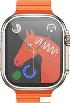 Умные часы Hoco Y12 Ultra (титановое золото), фото 2