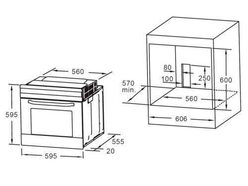 Электрический духовой шкаф Akpo PEA 7009 MED04 IX, фото 2