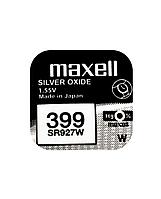 Элемент питания  MAXELL Watch 399 SR927SW Silver 1,55V Bl.1