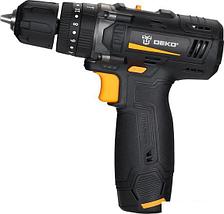 Ударная дрель-шуруповерт Deko GCD12DU3 SET4 063-4038 (с 2-мя АКБ, кейс, набор оснастки), фото 3