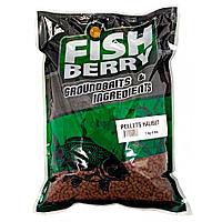 Пеллетс карповый FISHBERRY Палтус 4мм 1кг (бордовый)