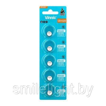 Элемент питания VINNIC CR1025-C5 Lithium 3V Bl.5