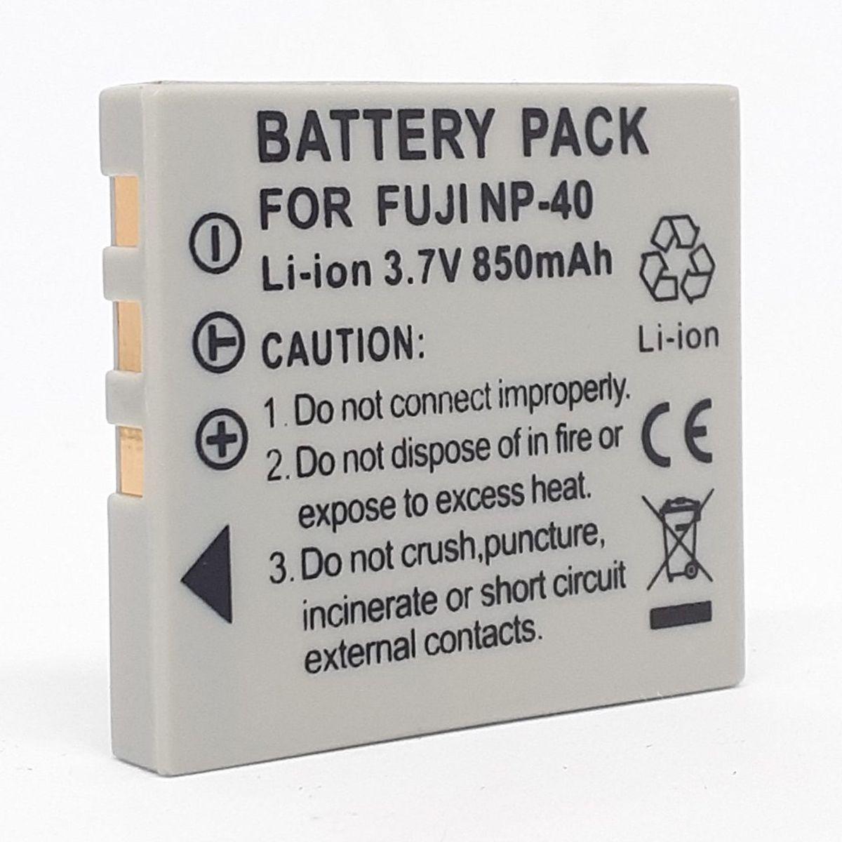 Аккумулятор Fujifilm NP-40, 3.7V, 850mAh (аналог)