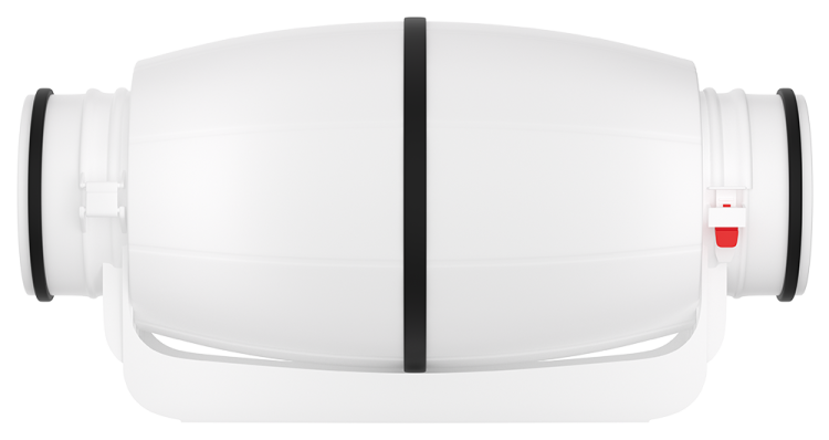 Круглый низкошумный канальный вентилятор LAMPRECHT LS-100-V