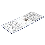 Папка-регистратор ОФИСМАГ с арочным механизмом, покрытие из ПВХ, 50 мм, синяя, фото 4