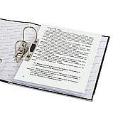 Папка-регистратор покрытие пластик, 75 мм, ПРОЧНАЯ, с уголком, BRAUBERG, черная, 226595, РФ, фото 9