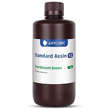 Фотополимерная смола Anycubic Standard V2, полупрозрачная зеленая (1 кг)