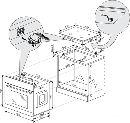 Духовой шкаф Hansa BOEW68465, фото 2