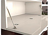 Тумба подвесная 2 Белый/Черный лакобель, фото 6