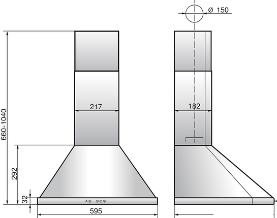 Кухонная вытяжка Elikor Сигма 60П-650-К3Д (молоко/бронза), фото 2